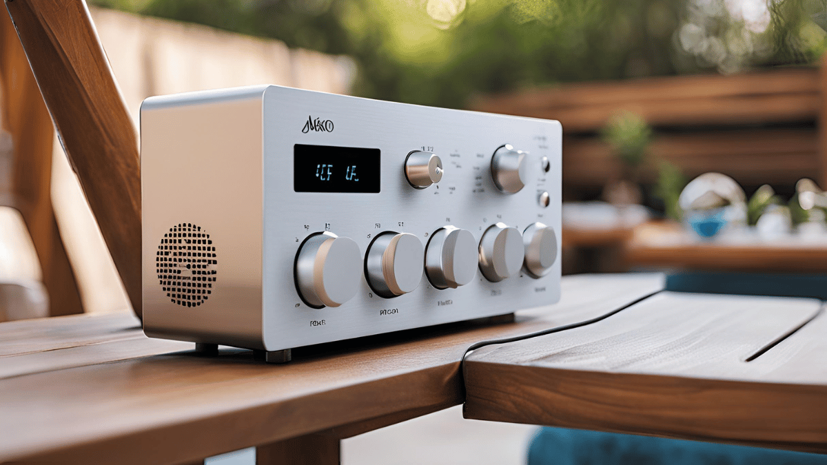 Bluetooth amplifiers for outdoor speakers